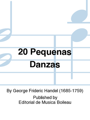 Book cover for 20 Pequenas Danzas