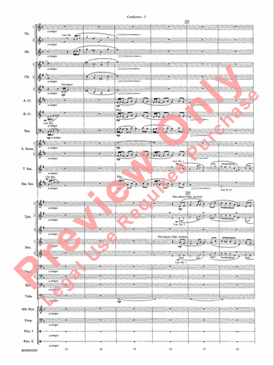 Prairiesong Concert Band scores gallery preview page 6