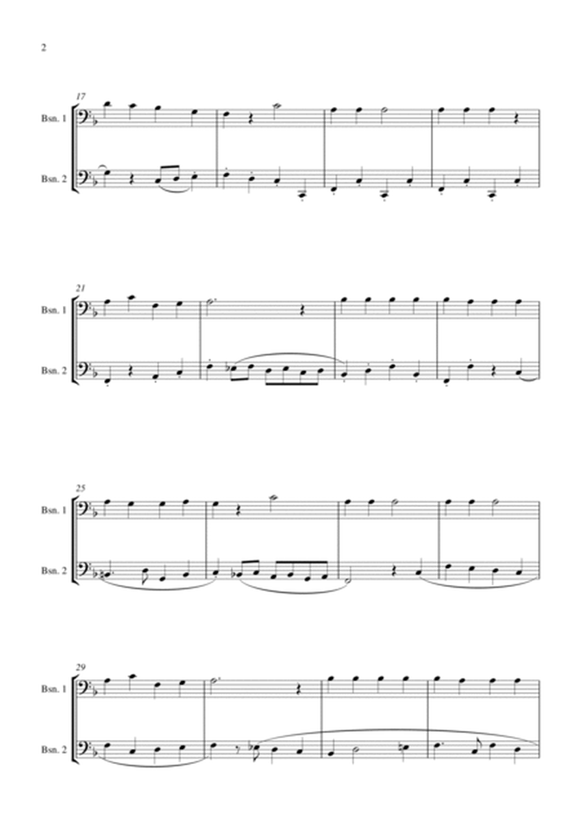 Jingle Bells (for bassoon duet, suitable for grades 1-5) image number null