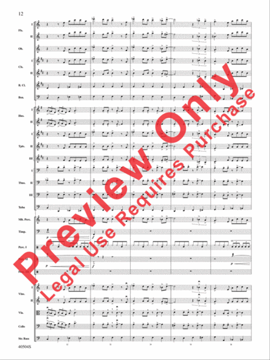 The Eagles on Tour The Eagles on Tour Full Orchestra scores gallery preview page 13