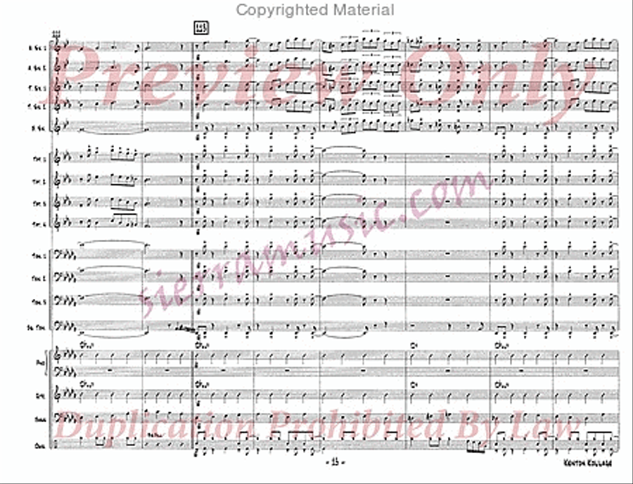 Kenton Kollage Big Band scores gallery preview page 16