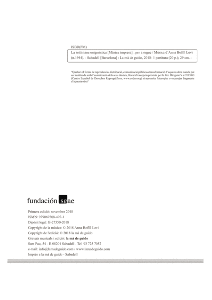 La settimana enigmistica Organ Solo scores gallery preview page 4