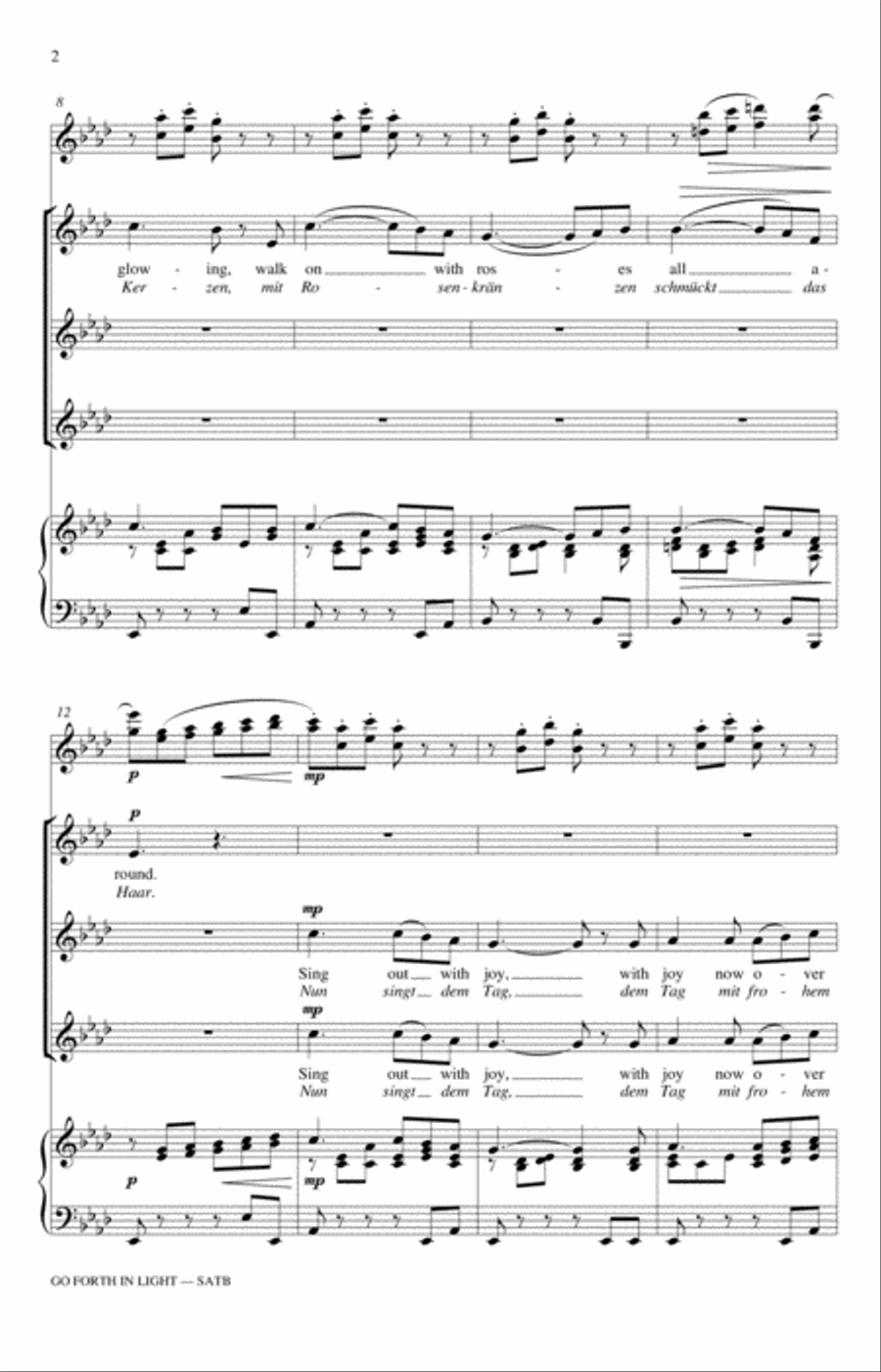 Go Forth In Light! SSA scores gallery preview page 2
