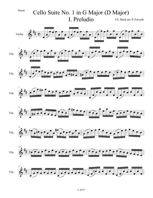 Cello Suite No. 1, Preludio