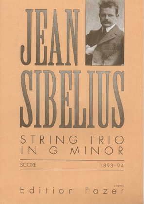 Book cover for String Trio In G Minor