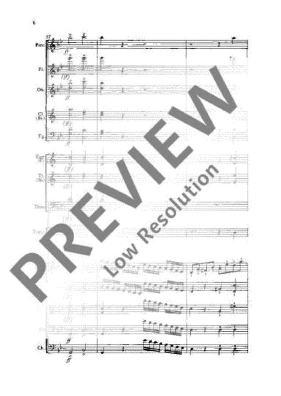 Overture G minor Orchestra scores gallery preview page 15