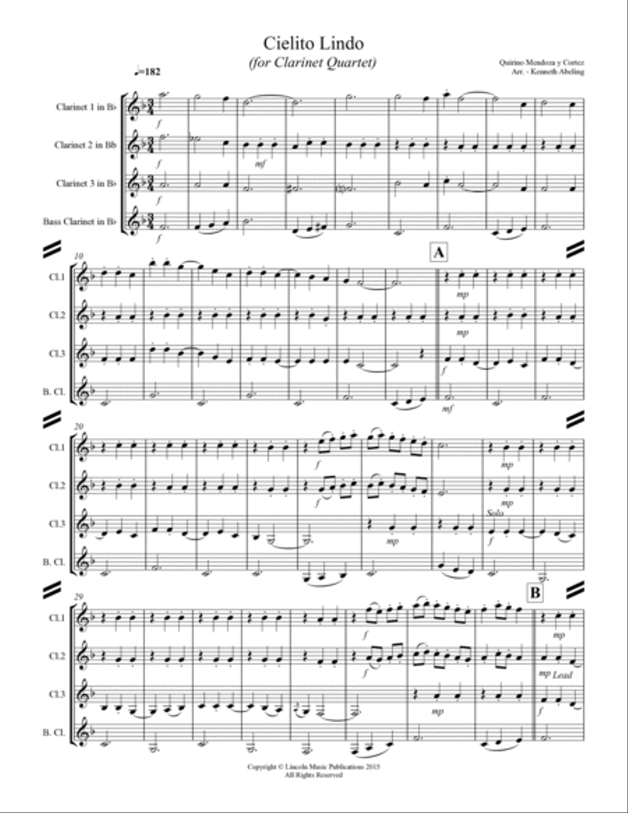 Lindo clarinet shop