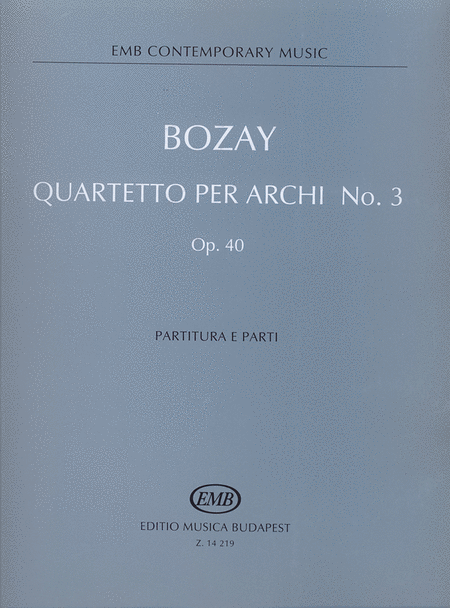 Quartetto per archi No. 3 op. 40