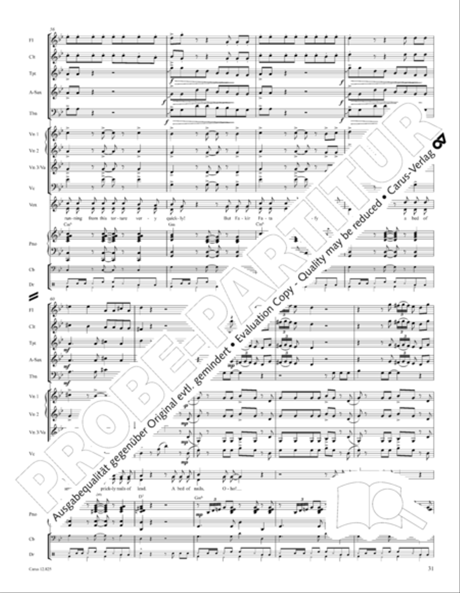 Circus Allegro Choir scores gallery preview page 32