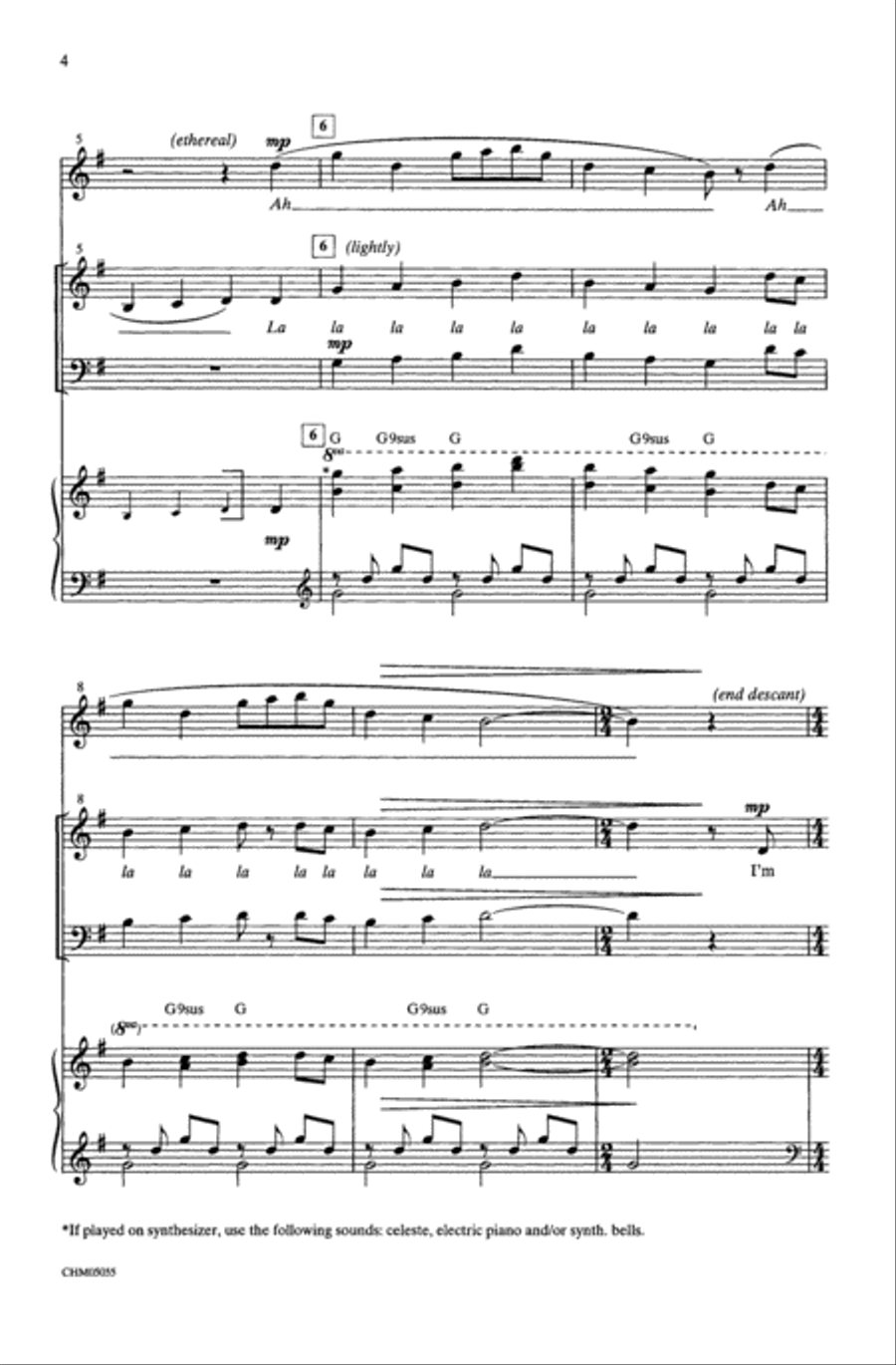 When Christmas Comes to Town 4-Part scores gallery preview page 3