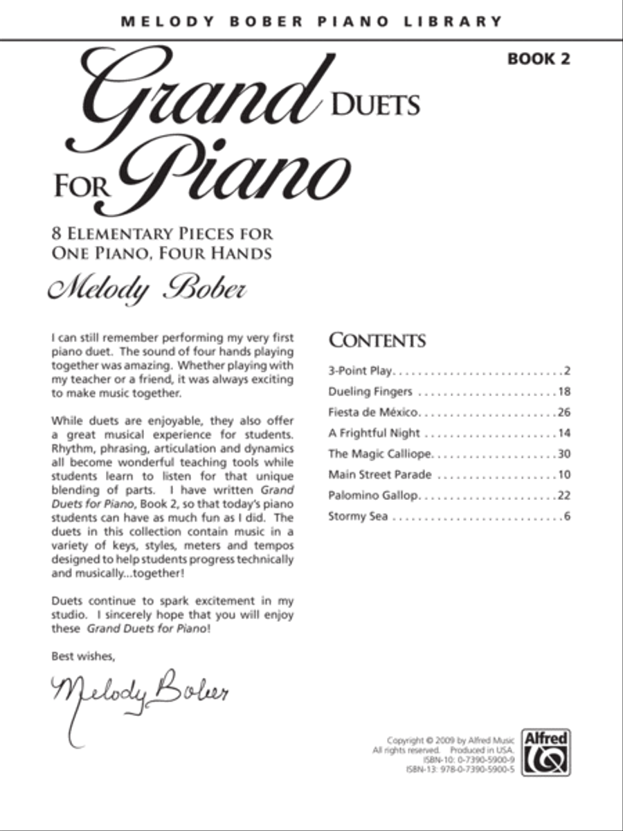 Grand Duets for Piano, Book 2 Small Ensemble scores gallery preview page 2