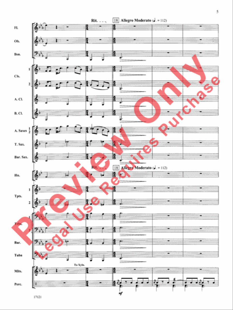 Loch Lomond Concert Band scores gallery preview page 6