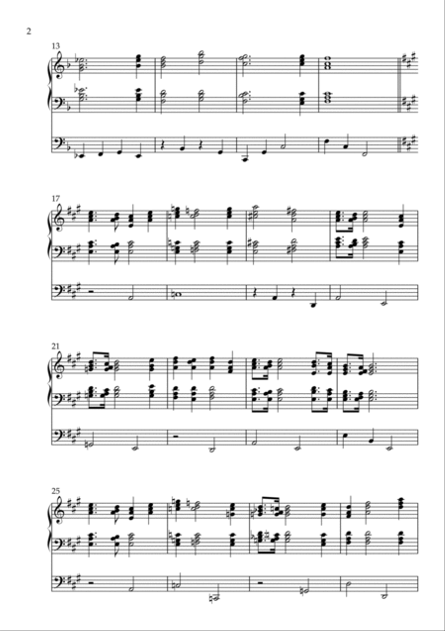 Summer Celebration, Op. 133 (Organ Solo) by Vidas Pinkevicius (2022) Organ Solo scores gallery preview page 2