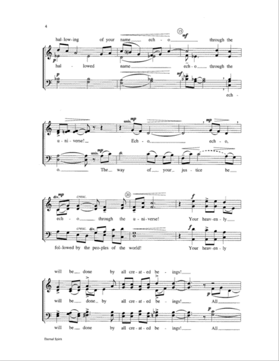 Eternal Spirit Choir scores gallery preview page 4