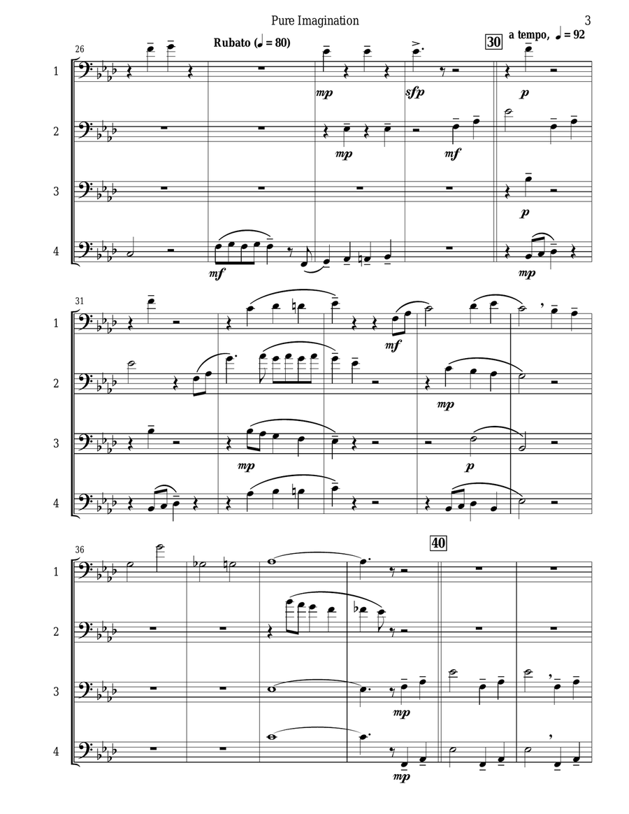 Pure Imagination Small Ensemble scores gallery preview page 4