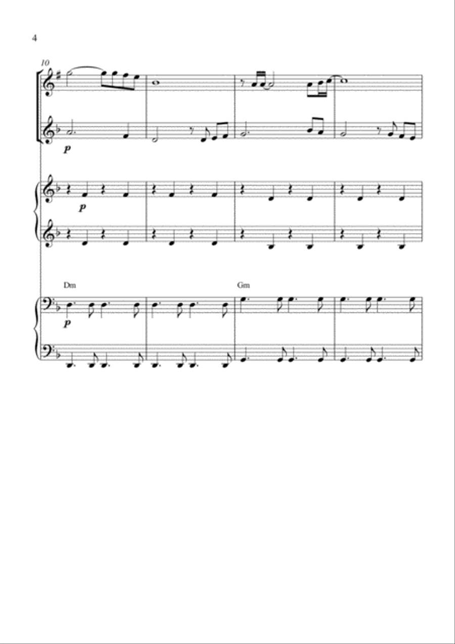 Friends Never Say Goodbye from THE ROAD TO EL DORADO Small Ensemble scores gallery preview page 4