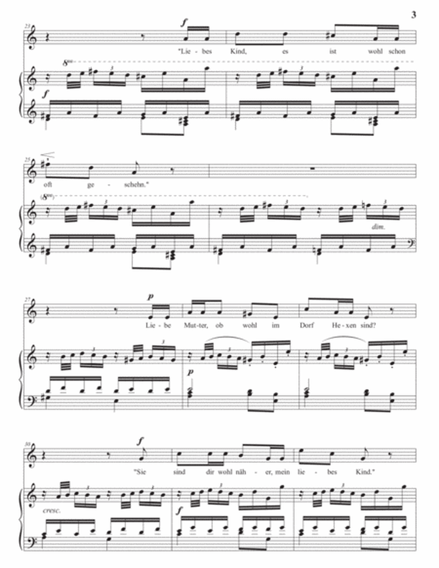 LOEWE: Walpurgisnacht, Op. 2 no. 3 (transposed to A minor)