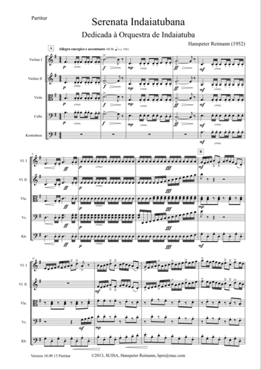 Serenata Indaiatubana Serenata Indaiatubana String Orchestra scores gallery preview page 2