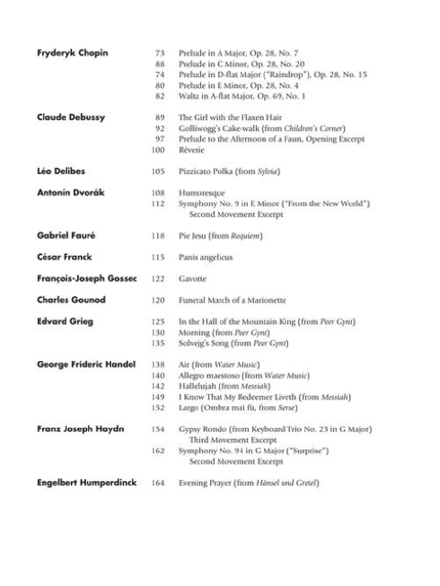 The Big Book of Classical Music Piano Solo scores gallery preview page 5