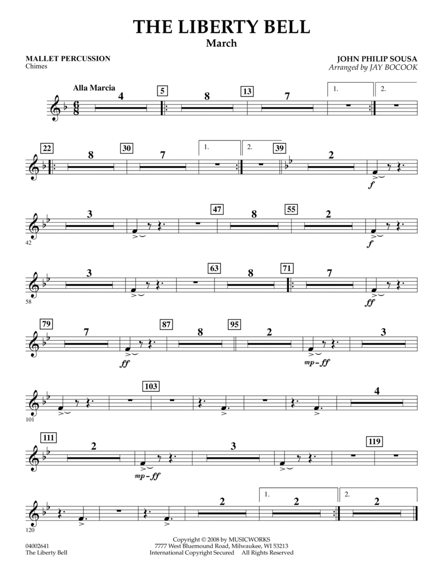 The Liberty Bell - Mallet Percussion Percussion scores gallery preview page 1
