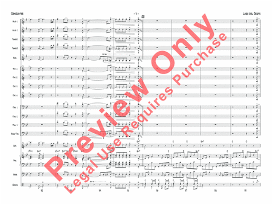 Lago del oeste Jazz Ensemble scores gallery preview page 8