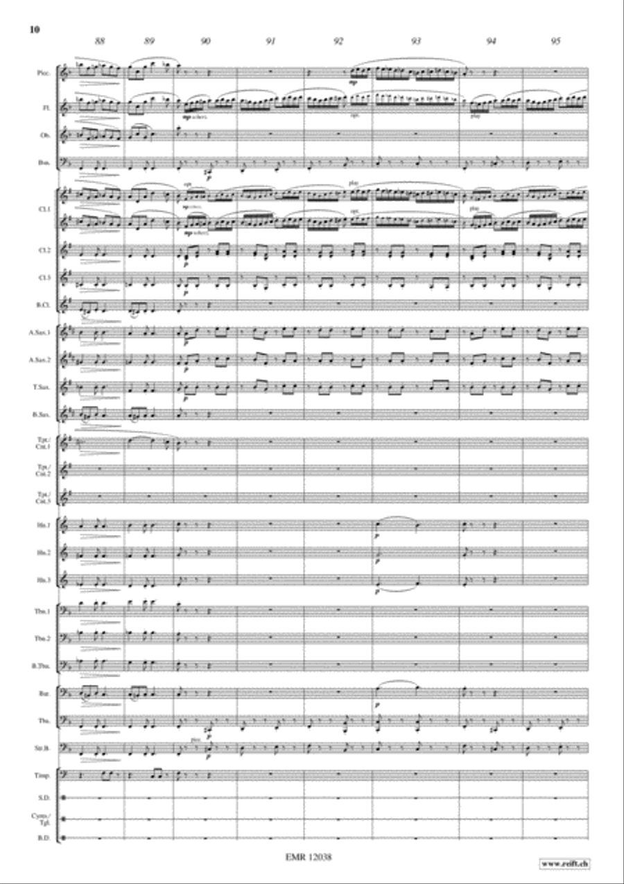 Die schone Galathee Die schone Galathee Concert Band scores gallery preview page 11