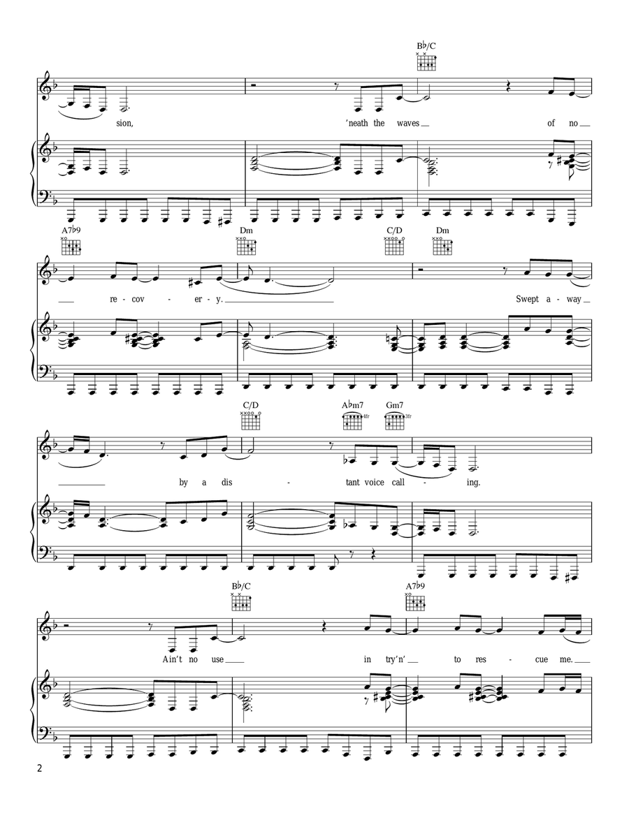 Hard Times Hard Times Piano, Vocal, Guitar scores gallery preview page 2