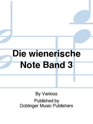 Die wienerische Note Band 3