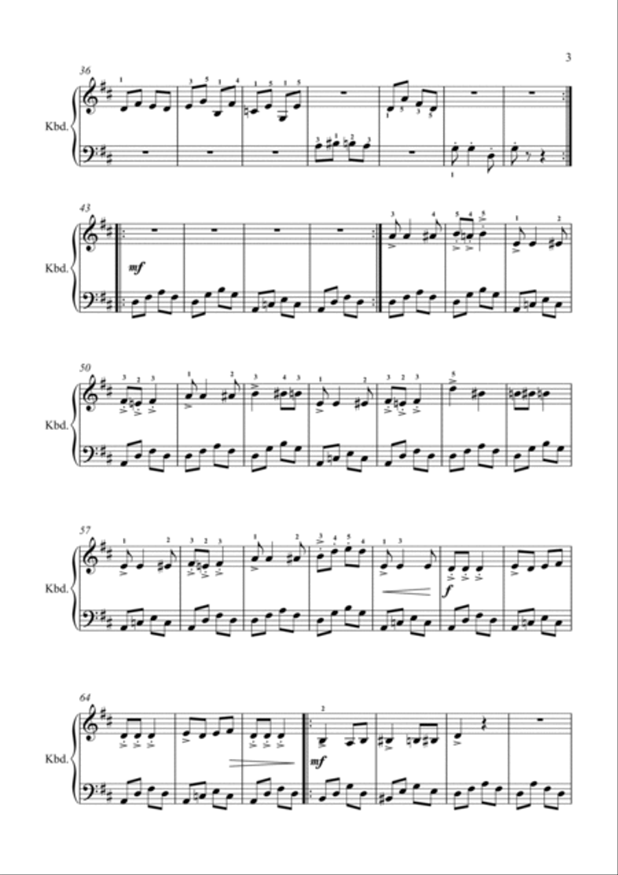 Well come Back Piano Solo scores gallery preview page 3