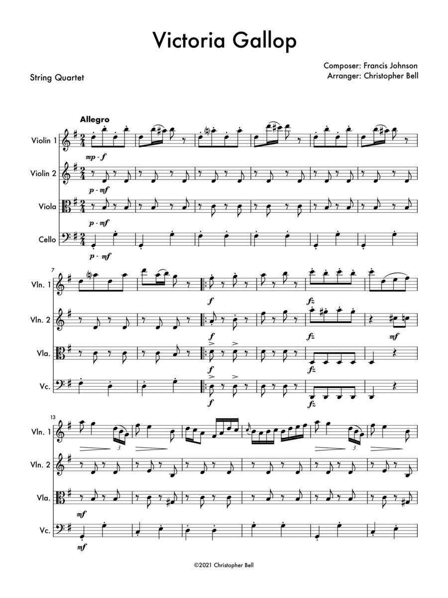 Victoria Gallop - String Quartet image number null