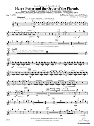 Harry Potter and the Order of the Phoenix, Concert Suite from: 2nd Flute