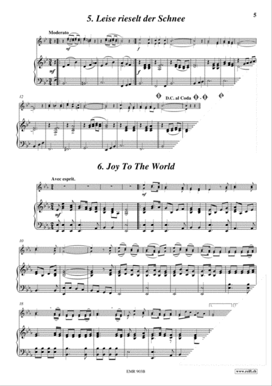 28 Weihnachtsmelodien Vol. 1 + 2 Woodwind Duet scores gallery preview page 5
