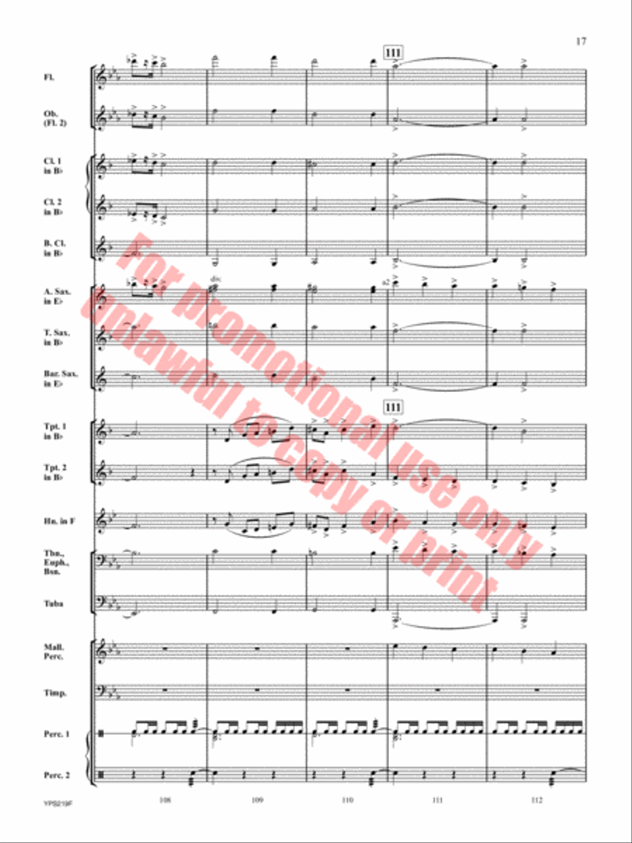 Trek to the Summit Concert Band scores gallery preview page 18