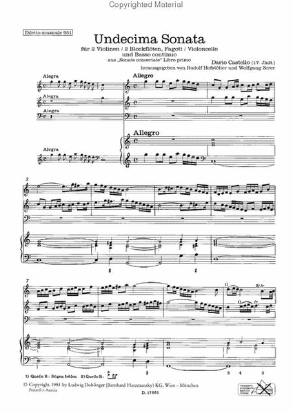 Undecima Sonata in C