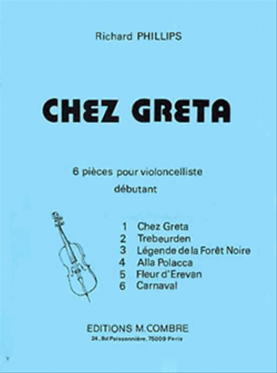 Chez Greta Piano Accompaniment scores gallery preview page 1