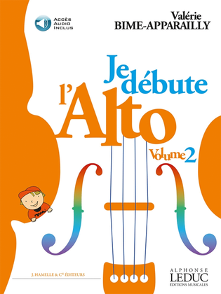 Book cover for Je Debute L'alto Vol. 2 (book + Cd Ha09759)