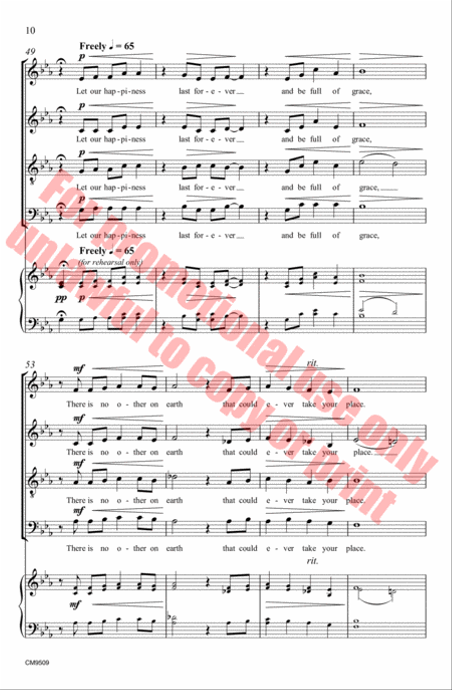Amor Vincit Omnia 4-Part scores gallery preview page 11