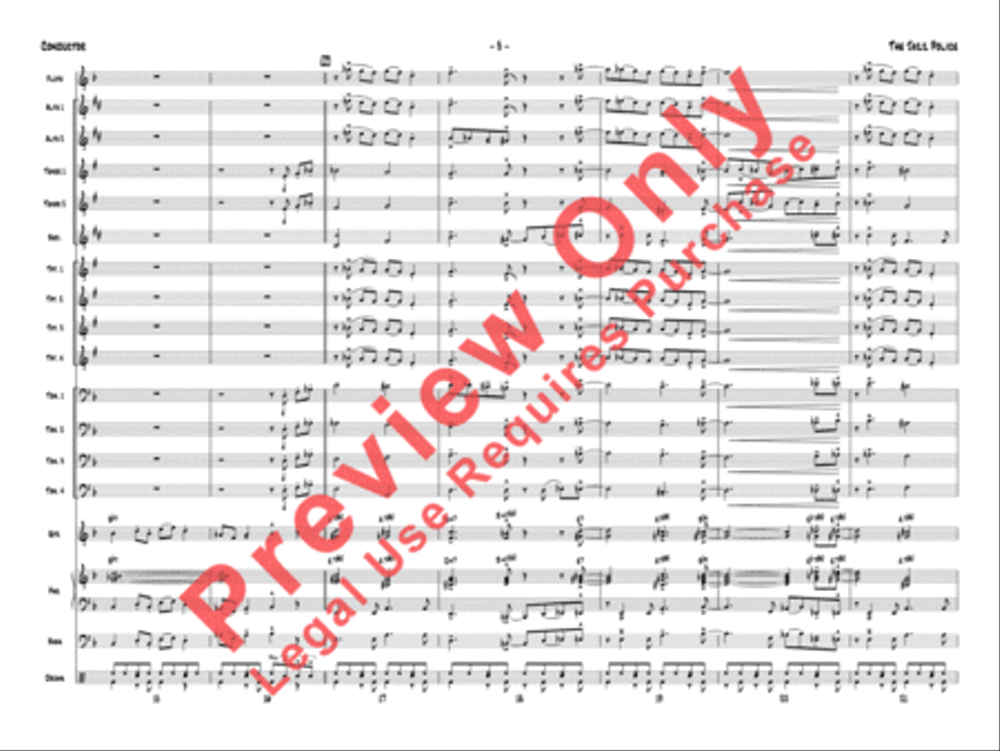The Jazz Police The Jazz Police Jazz Ensemble scores gallery preview page 6