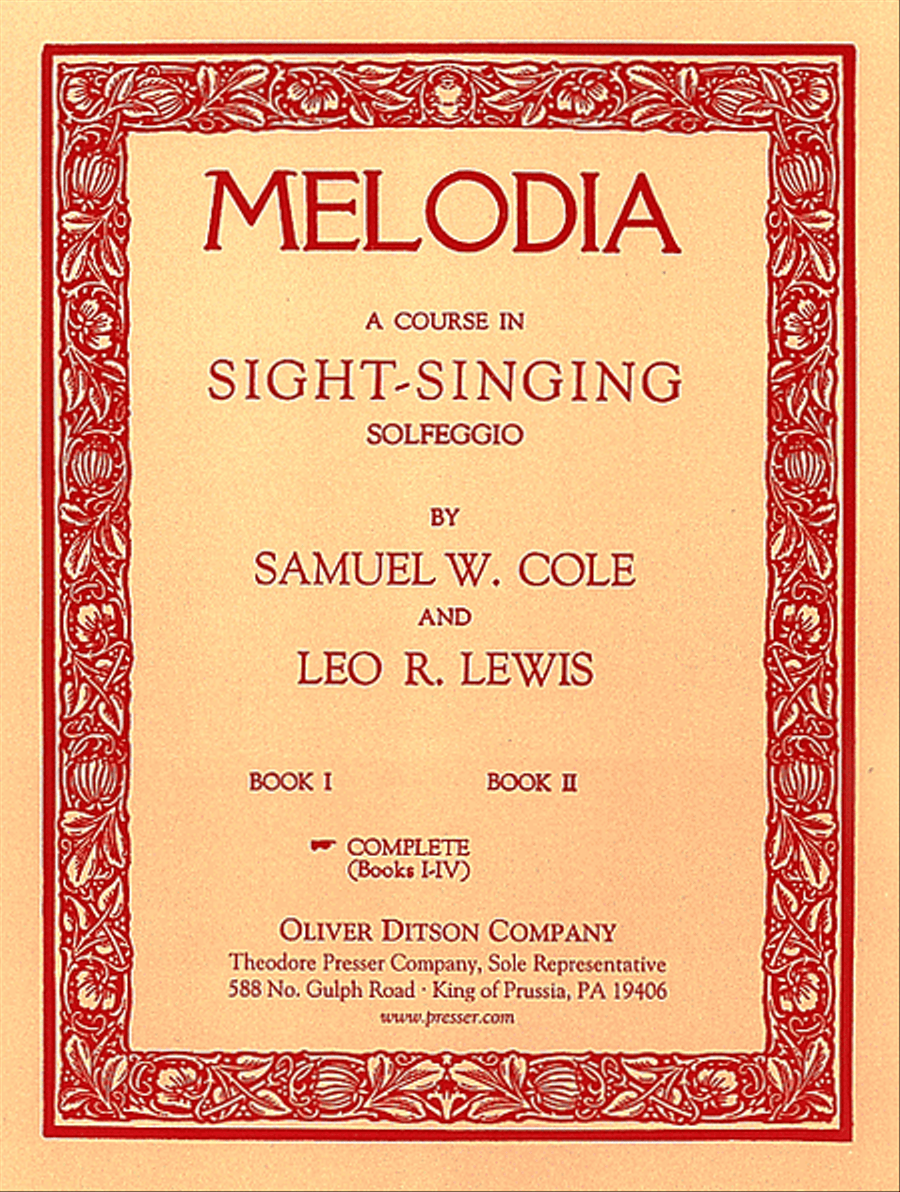 Melodia, Complete (Book 1-4) Chamber Music scores gallery preview page 1