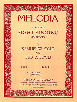 Melodia, Complete (Book 1-4)