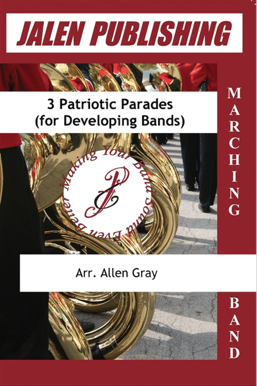 3 Patriotic Parades Marching Band scores gallery preview page 1