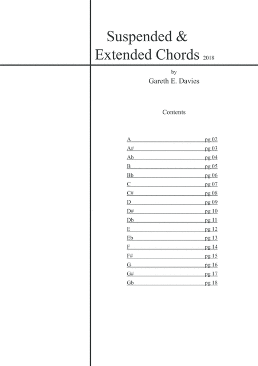 12 Bar Blues Suspended & Extended Chords Piano Method scores gallery preview page 1