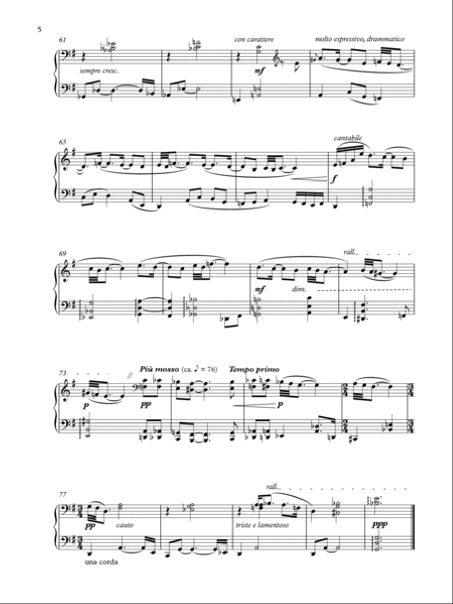 Suite de Vie Piano Solo scores gallery preview page 6