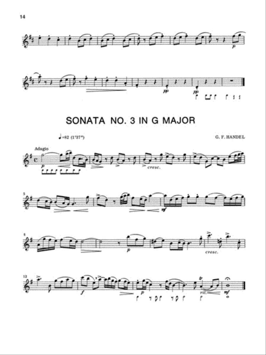 Intermediate Flute Solos – Volume 3 Flute Solo scores gallery preview page 5