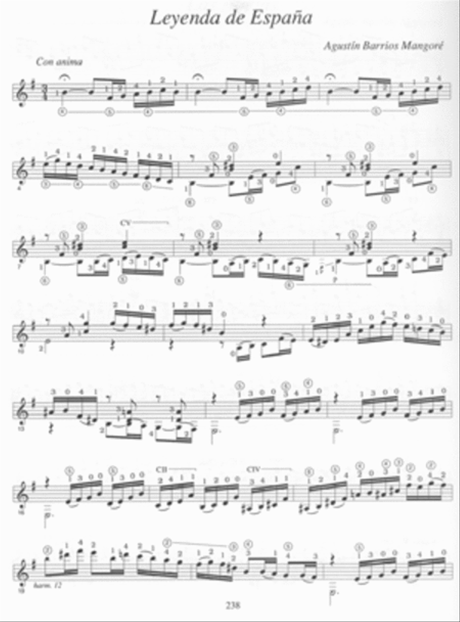 The Complete Works of Agustin Barrios Mangore for Guitar Vol. 1 Acoustic Guitar scores gallery preview page 3