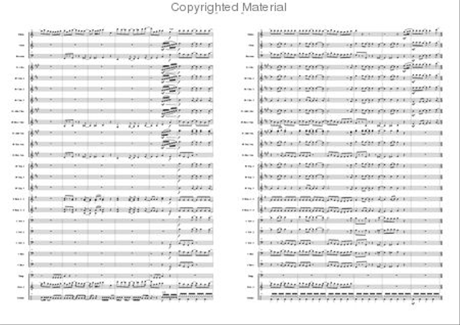 Shine Down Shine Down Concert Band scores gallery preview page 8