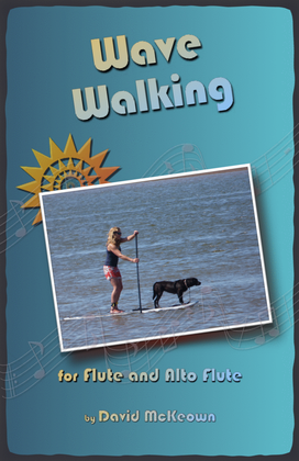 Book cover for Wave-Walking, for Flute and Alto Flute Duet