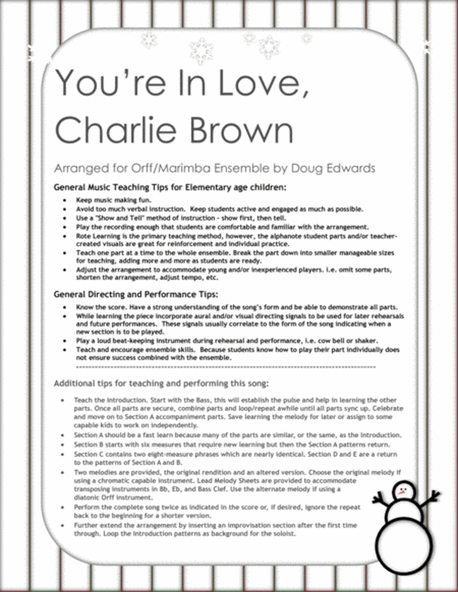 You're In Love, Charlie Brown image number null