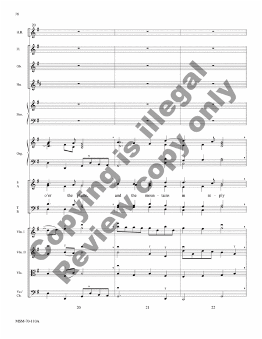 A Carol Suite (Chamber Orchestra Score) Choir scores gallery preview page 26