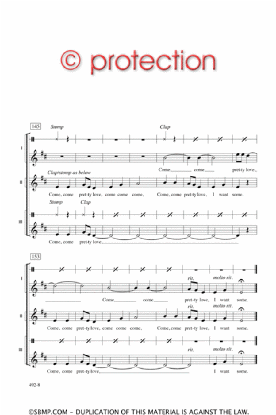 Come, Pretty Love - SSA Octavo SSA scores gallery preview page 7